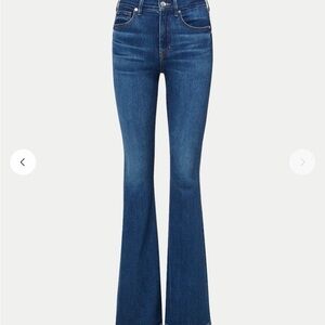 Veronica Beard Beverly Skinny Flare bright blue size 28